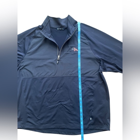 Denver Broncos Americana Cutter& Buck Men's Black Quarter-Zip Jacket size XLarge - Picture 4 of 8